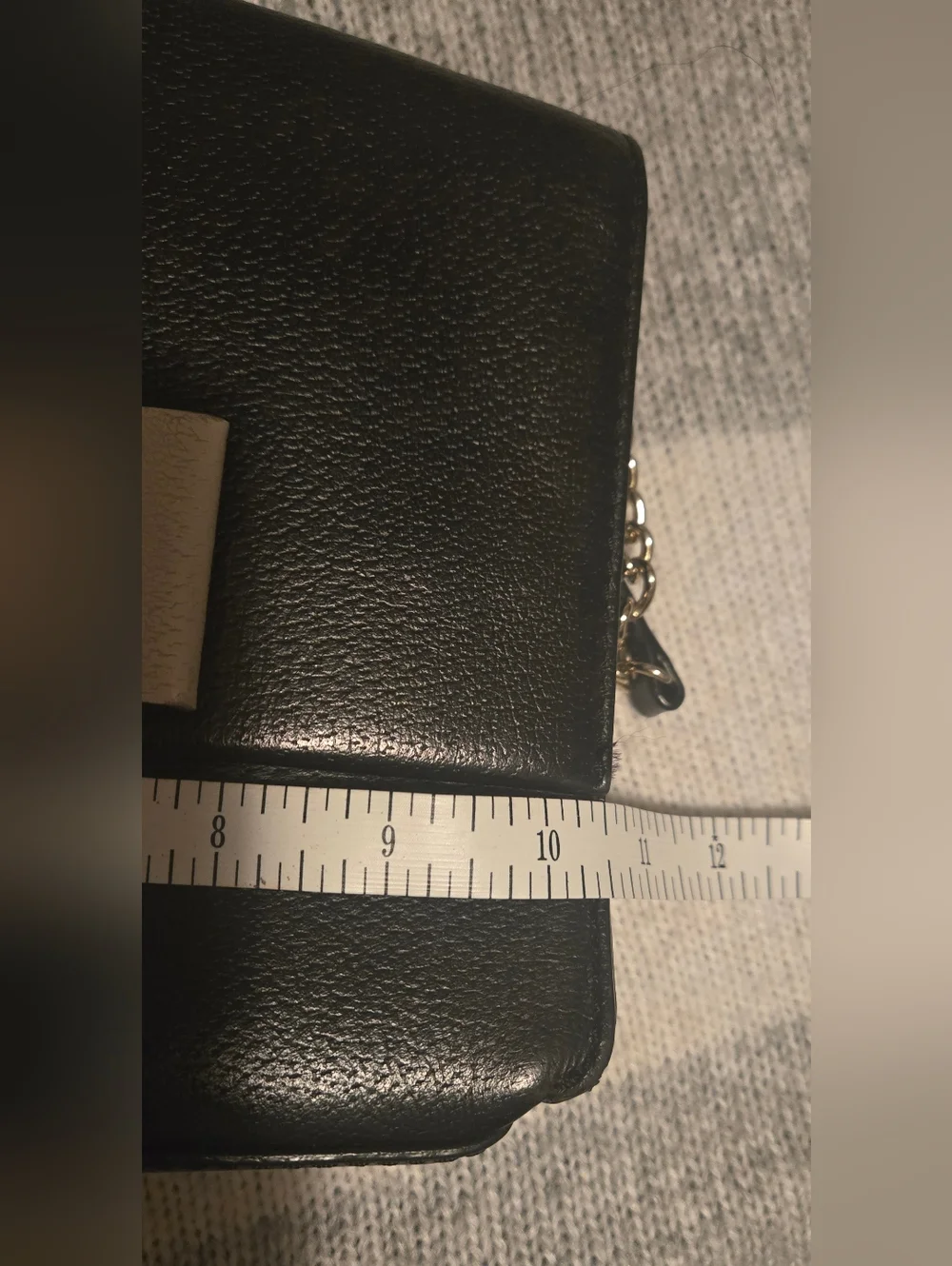 kate spade Black Leather CrossBody with Cream Bow